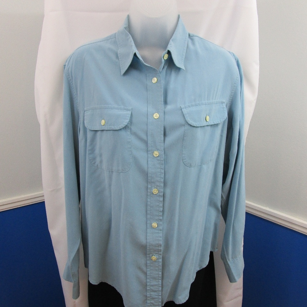 Vintage Jones New York button front long sleeve - Picture 2 of 8